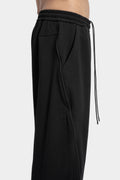 J-cut fleece piped sweatpants