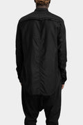 Frayed hem shirt, Black