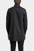 La Haine Inside Us | AW24 - Overlap collar shirt, Black