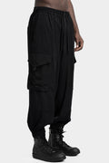 Y-3 | SS25 - Rayon twill cuffed cargo pants