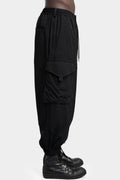 Y-3 | SS25 - Rayon twill cuffed cargo pants