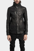 Incarnation | Scar stitch horse leather moto jacket