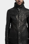 Incarnation | Scar stitch horse leather moto jacket