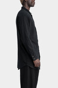 La Haine Inside Us | AW24 - Gauze cotton long shirt, Black