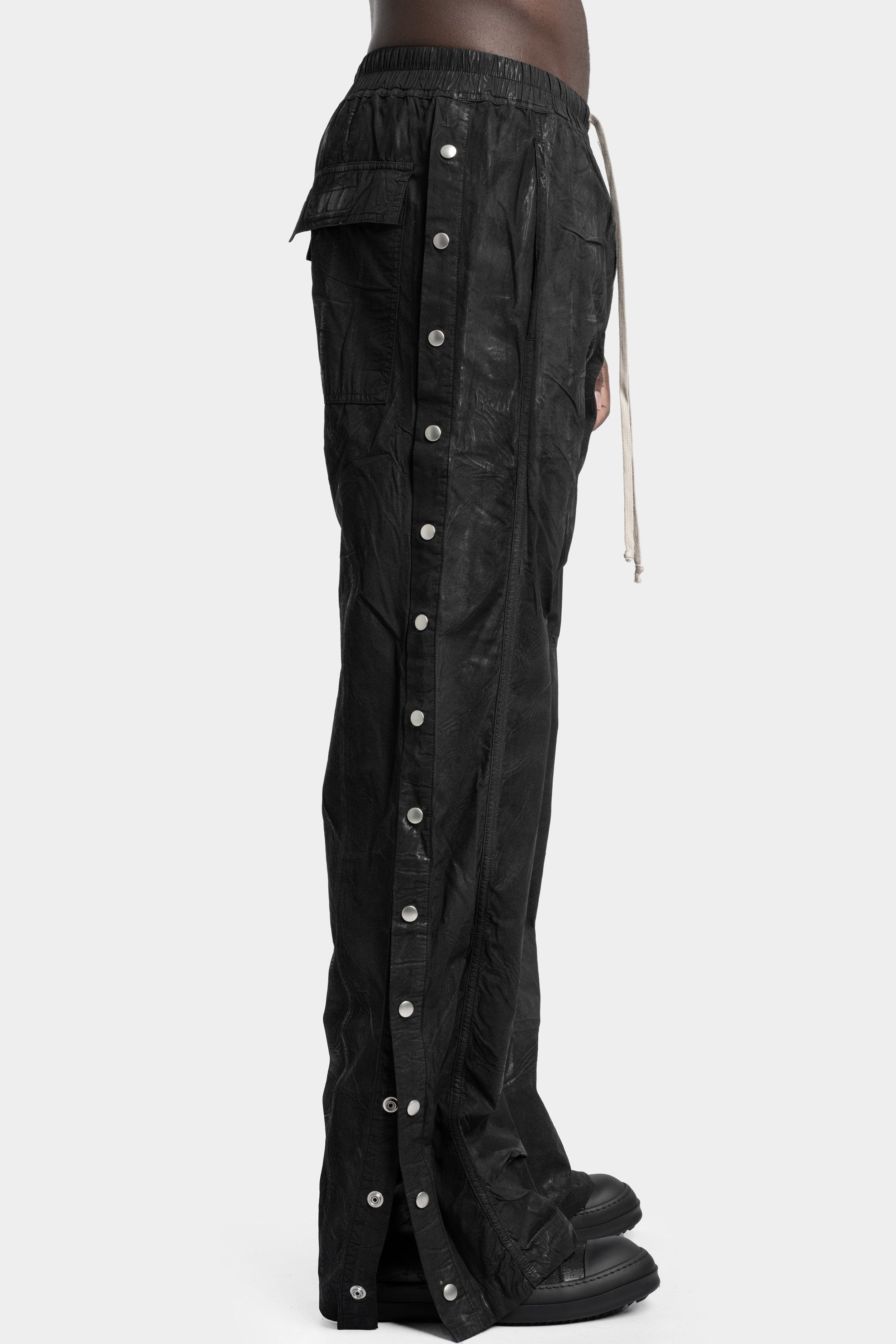 関税込*RICK OWENS DRKSHDW ゲス ベラ FOIL COTTON POPLIN Rick Owens DRKSHDW | SS25 Hollywood - Pusher pants, Foil