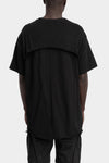 Oversized section tee, Black