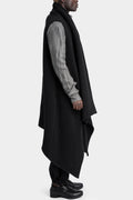 La Haine Inside Us | AW24 - Long draped wool vest