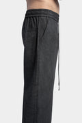 JOE CHIA | SS24 - Lightweight Stonewashed Pants, Coal Grey