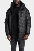 La Haine Inside Us | AW24 - High neck coated padded jacket