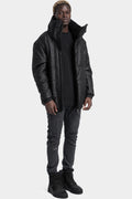 La Haine Inside Us | AW24 - High neck coated padded jacket