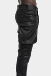 Never Enough | AW25 - Vegan leather cargo pants, MPA078