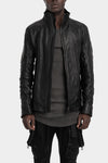 D.Hygen | AW25 - Hooded leather jacket, ST105-0225A