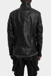 D.Hygen | AW25 - Hooded leather jacket, ST105-0225A
