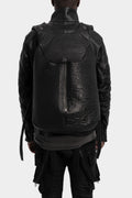 Isaac Sellam | AW25- Large bonded leather backpack, CAMBRIOLEUR