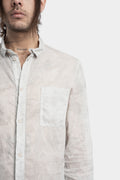 Lightweight over-dyed marble shirt