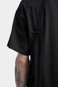 JOE CHIA | SS24 - Strapped t-shirt, Black