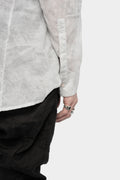 Lightweight over-dyed marble shirt