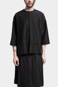 JOE CHIA | SS24 - Ruh collarless kimono shirt