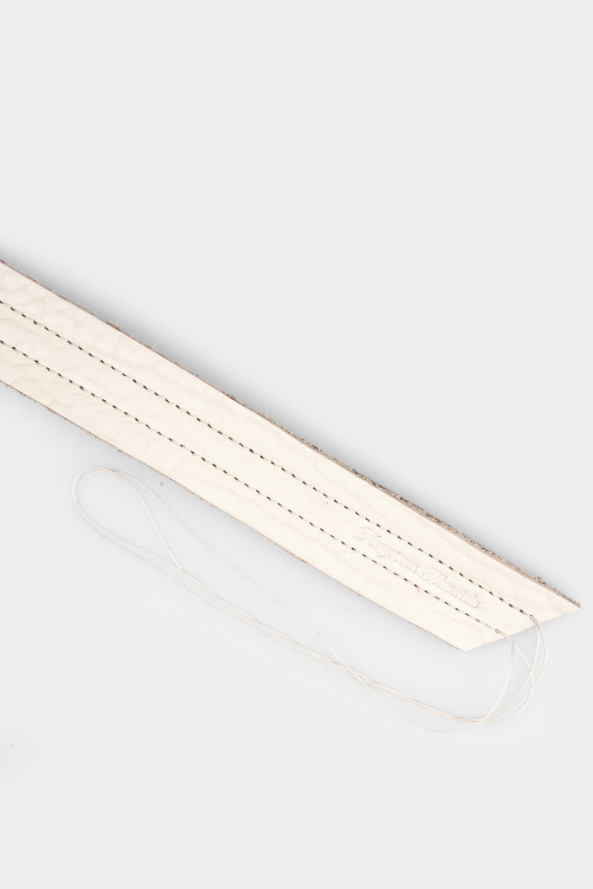 Silver buckle leather belt, Off-white