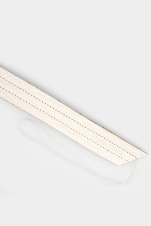 Silver buckle leather belt, Off-white