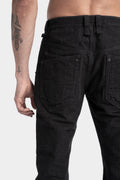 Rider pants, Washed black