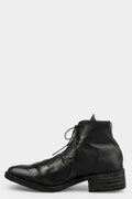 Incarnation | Low top laced leather boots w back zip