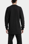 Rick Owens DRKSHDW | AW24 Porterville - Crewneck cuffed sweatshirt, Felpa