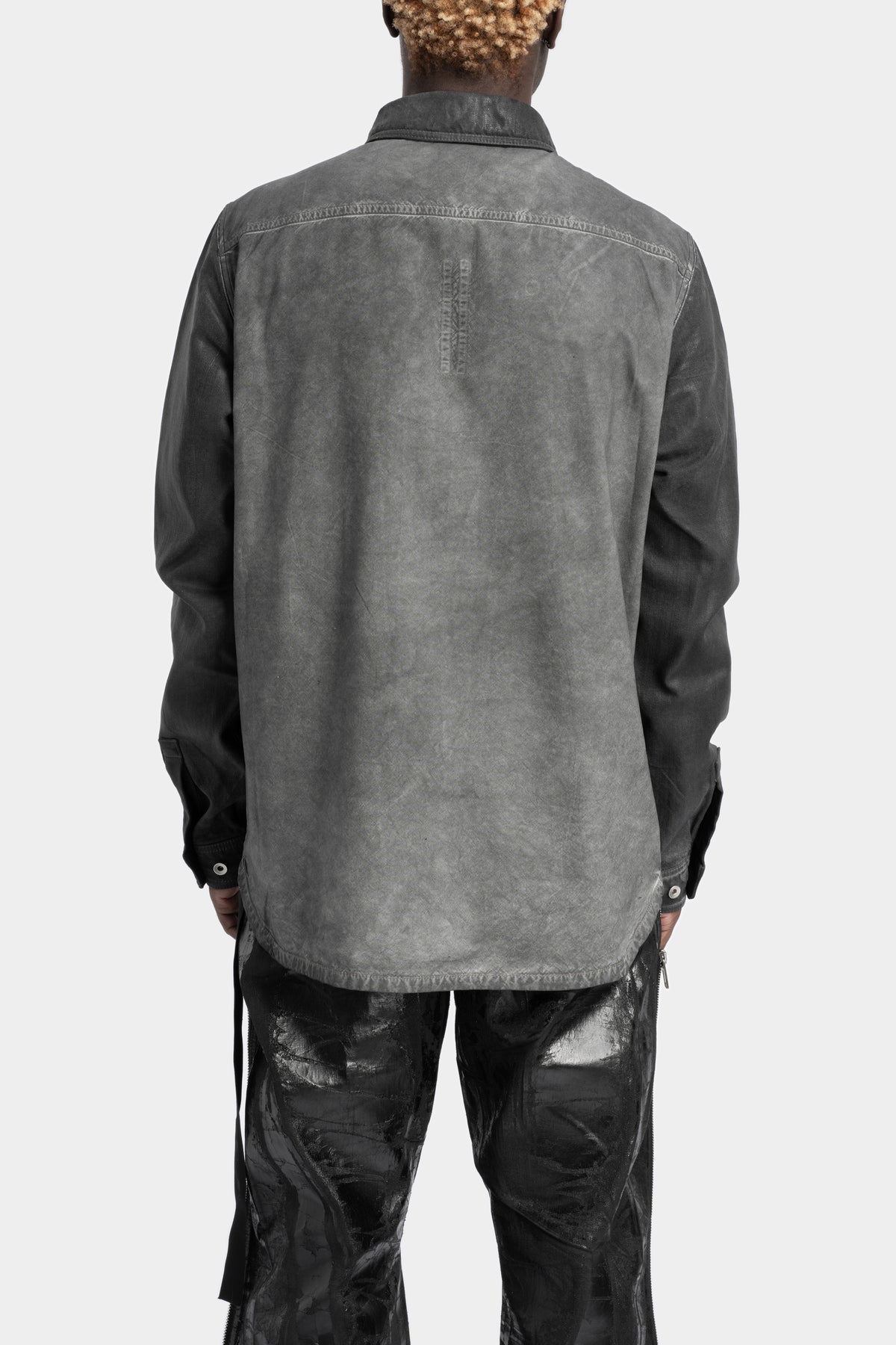 Rick Owens DRKSHDW | AW24 Porterville - Slanttered denim shirt