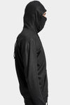 11 By Boris Bidjan Saberi | Z2B Hooded zip up sweater, Coated black