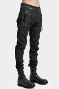 Cold dyed slim fit pants