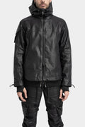 Coated rain jacket