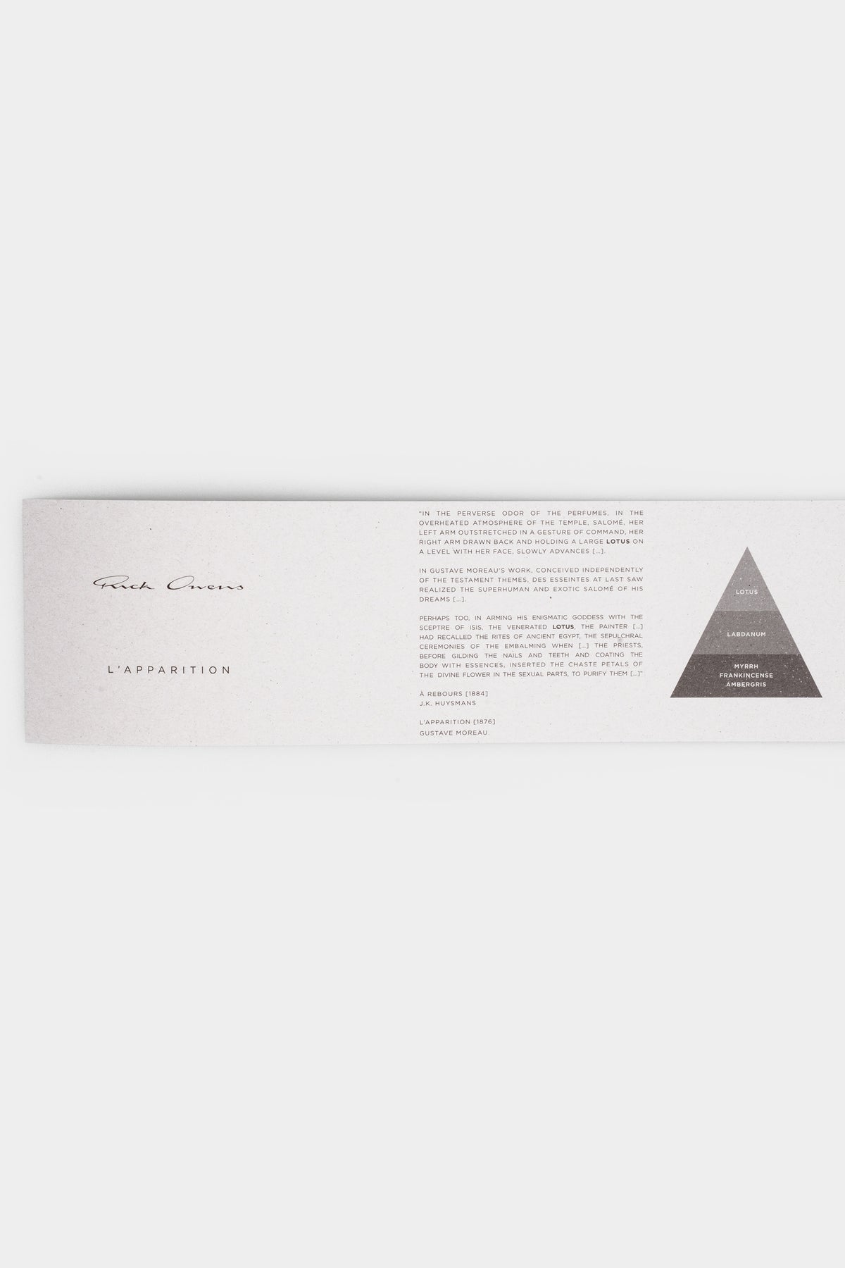 Rick Owens | Scented candle, L'Apparation