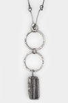 Silver Necklace with Tourmaline pendant
