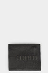 Daniele Basta | AW25 - Silver stapled leather wallet, ODINO GR
