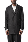 Forme D'Expression | AW26 - Semi double breasted wool linen car coat, HC021