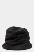 Forme D'Expression | AW25 - Skewed derby hat 3.0, Carbon HH022 B35F
