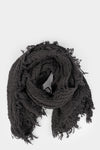 Forme D'Expression | AW25 - Argo large wool knit scarf Grey HX115 ARGB