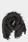 Forme D'Expression | AW25 - Argo large wool knit scarf Grey HX115 ARGB