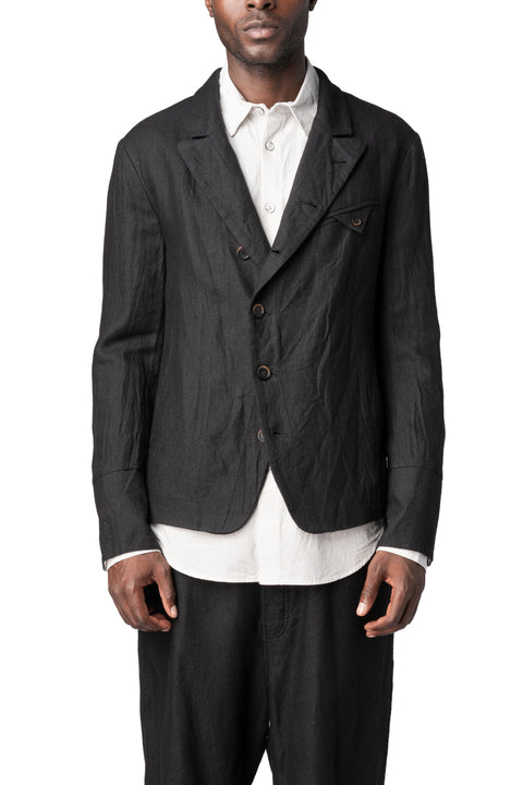 Forme D'Expression | AW26 - Cropped wool linen mess jacket, UG073
