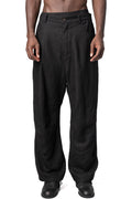 Forme D'Expression | AW26 - Baggy 5 pocket skewed wool linen pant UP041