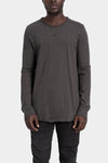 GALL | AW25 - Geo cotton long sleeve tee, Grey, 33