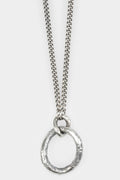 GOTI | Irregular ring pedant chain necklace