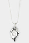 GOTI | Silver leafs pendant necklace
