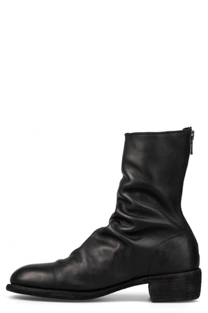 GUIDI - Back zip leather boots 788X