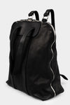 GUIDI | GB6 Lined zip leather backpack