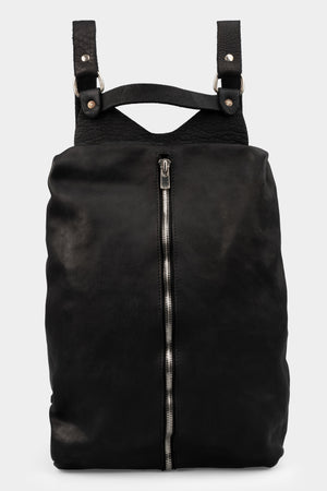 GUIDI | PG2 Lined zip leather backpack