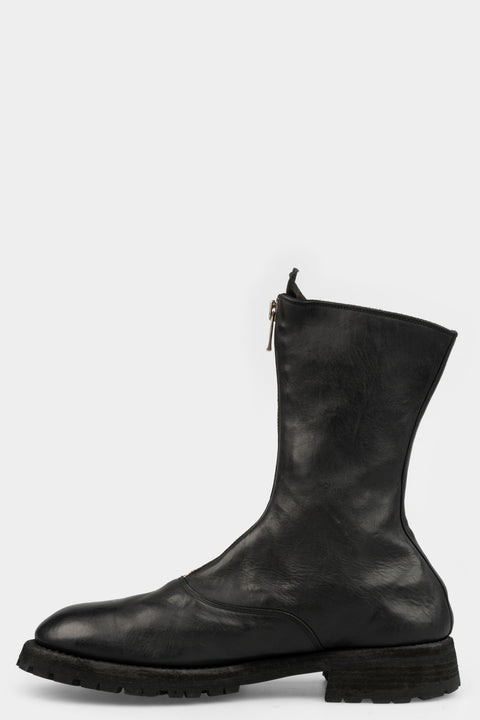 Guidi Front zip army boots