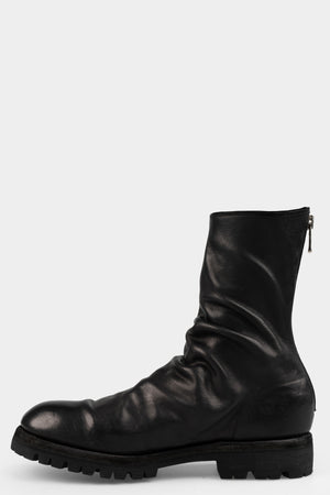 Guidi 788VX - Back zip high top boots, Black / Horse Full Grain