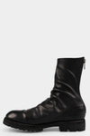 Guidi 788VX - Back zip high top boots, Black / Horse Full Grain