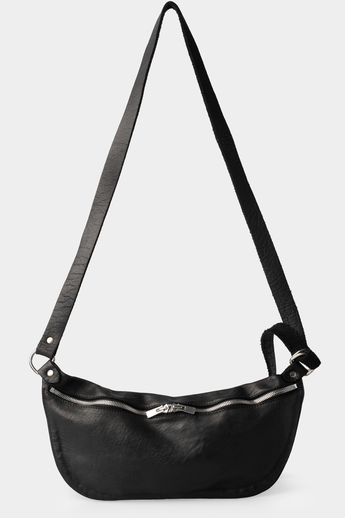 Guidi Medium shoulder bag , Black Q10M